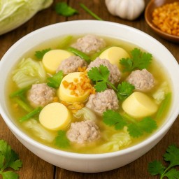 (กับข้าว) ต้มจืดเต้าหู้หมูสับ