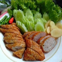 แหนมปลากรายทอด