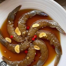 กุ้งกองซีอิ๊ว 1 กล่อง พร้อมน้ำจิมซีฟู้ดรสเด็ด
