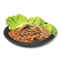 แมงกระพุนลายเสือ(ยำพริกเผาน้ำมันงา)