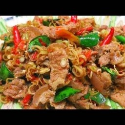 ข้าวราดผัดตะไคร้