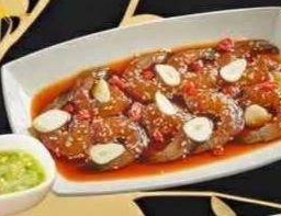 กุ้งดอง จาน