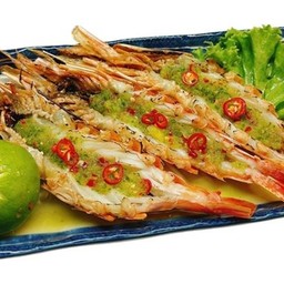 กุ้งแดงย่าง