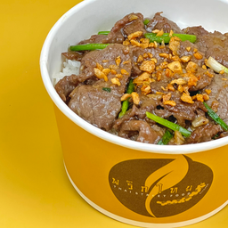 ข้าวเนื้อโคขุนผัดน้ำมันหอย(DR)