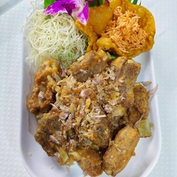 ซี่โครงหมูทอดกระเทียม