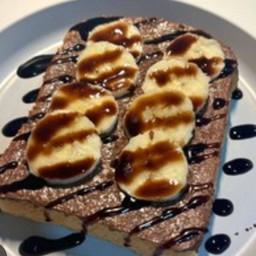 ปังปิ้งนูเทลล่า กล้วยราดช็อค