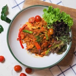 สปาเก็ตตี้ทูน่าต้มยำแห้ง