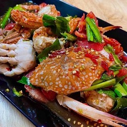 ตำเกาเหลาปูม้าสุก