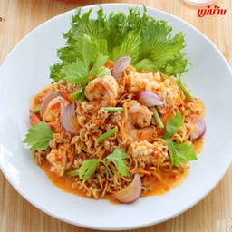 ยำมาม่าต้มยำกุ้ง