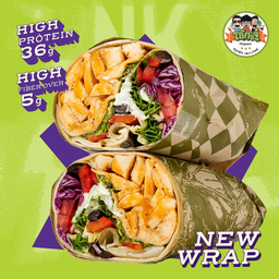 Buffalo Garlic Chicken Wrap