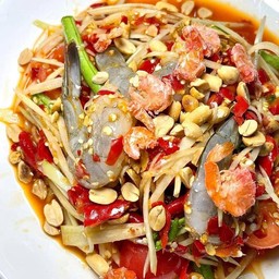 ตำปูไทยกุ้งสด