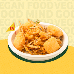 รากโกโบกับครีมมี่เต้าหู้สดกรอบ