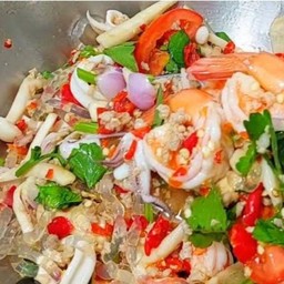 ยำเส้นแก้วรวมมิตร(ไทย)