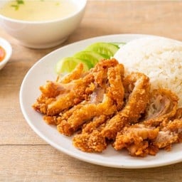 ข้าวมันไก่ทอด ธรรมดา