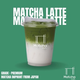 Premium matcha latte