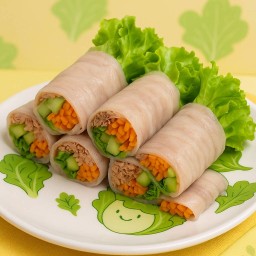 คุณเก๋สลัดผักผลไม้และข้าวน้ำพริกผัก