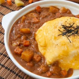 ข้าวแกงกะหรี่ไข่ข้น homemade