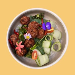 ลาบหมูทอด