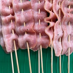 เบคอน สามชั้น รมควัน ย่าง หมาล่า