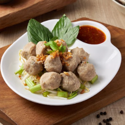 ลูกชิ้นเนื้อลวก (เดลิเวอรี่)