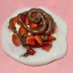 โมจิครีมชีสสตรอนูเทลล่า (ปั้น15นาที)