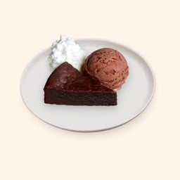 บราวนี่ไอศกรีมช็อคโกแลต