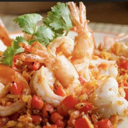 กุ้งคั่วพริกเกลือ