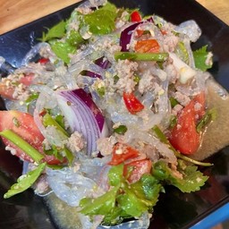 ยำเส้นแก้วหมูสับ