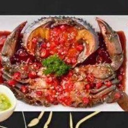 ปูไข่ดอง จาน