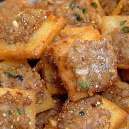 ปังทอด ( ลาบหมู )