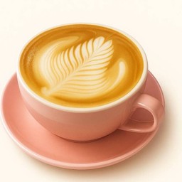 ลาเต้ ร้อน. Hot Latte