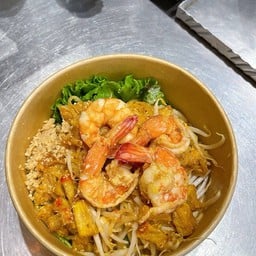 ผัดไทยกุ้งสด