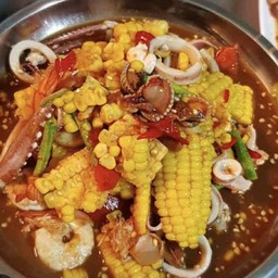 ตำข้าวโพดทะเล