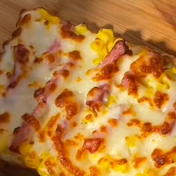 ปังปิ้ง ข้าวโพดแฮมชีส