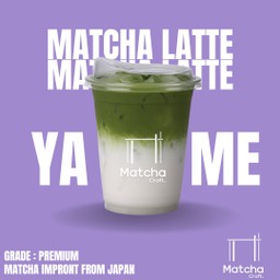 Matcha latte (yame)