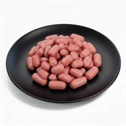 ไส้กรอกแดง 2ชิ้น