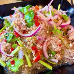 ยำวุ้นเส้นหมูสับ