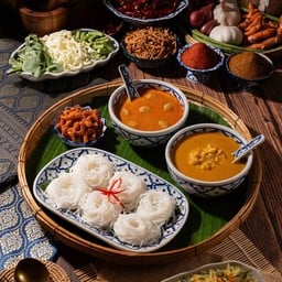 ขนมจีน2น้ำยา สูตรคุณย่า50ปี Khanom Jeen