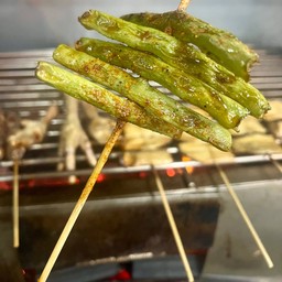 烤四季豆ถั่วแขก