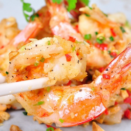 กุ้งผัดพริกเกลือ