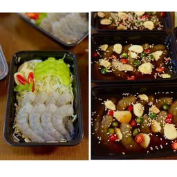 [เซตสุดฮิต] กุ้งแช่น้ำปลา ชุดเล็ก + กุ้งดองซีอิ๊ว