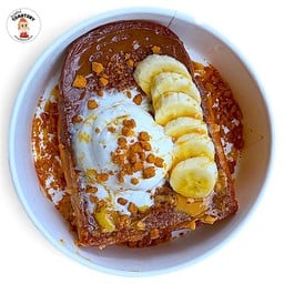 ทูโทน โทสต์ (นูเทลล่า&เนยถั่ว)