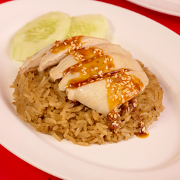 ข้าวมันไก่ซั่งไห่หม่าล่า (พิเศษ)