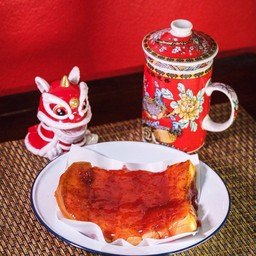 ขนมปังปิ้ง แยมสตรอเบอรี่