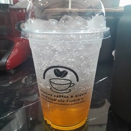 ชาพีชโซดา Peach soda