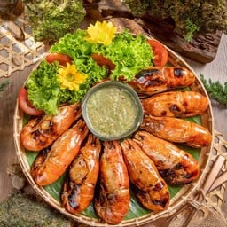 กุ้งแม่น้ำเผา