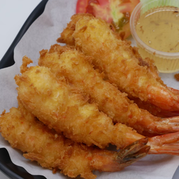 กุ้งชุปแป้งทอด