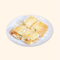 โรตีทิชชู่กล้วยหอมวิปครีมคาราเมล