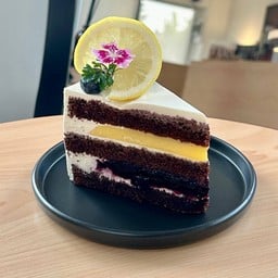 Midnight Lemon Blueberry Cake