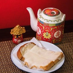 ขนมปังปิ้ง สังขยานมฮอกไกโด